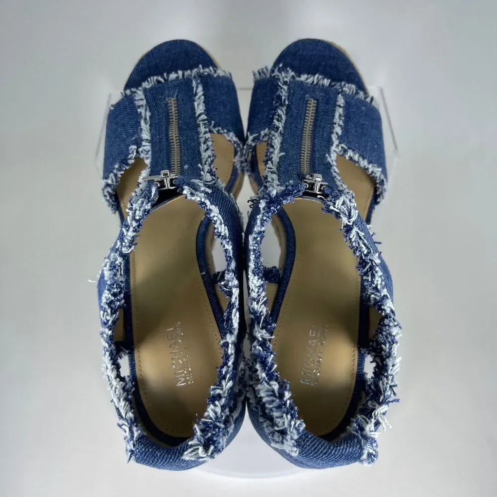 Michael Kors Women's Berkley Mid Wedge Sandals | 9.5 M | NEW - Picture 10 of 12